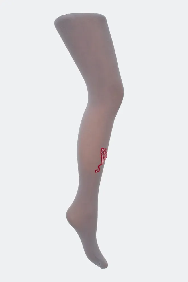 Дитячі колготки з малюнком Kerry 80 den model 5 Giulia (sleet), сірий