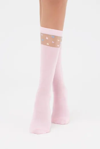 Дитячі гольфи шкільні Kgm 005 Giulia (pearl) Дитячі гольфи шкільні Kgm 005 Giulia (pearl)