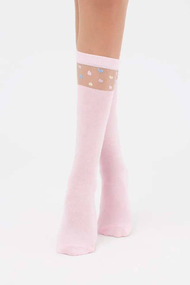 Дитячі гольфи шкільні Kgm 005 Giulia (pearl)