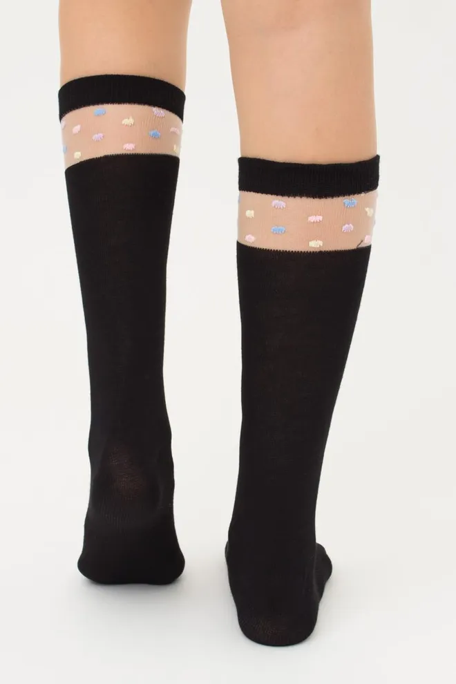 Детские гольфы школьные Kgm 005 Giulia (black)