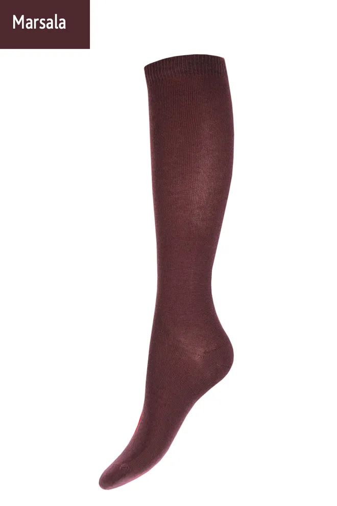 Детские гольфы KG color Giulia (marsala)