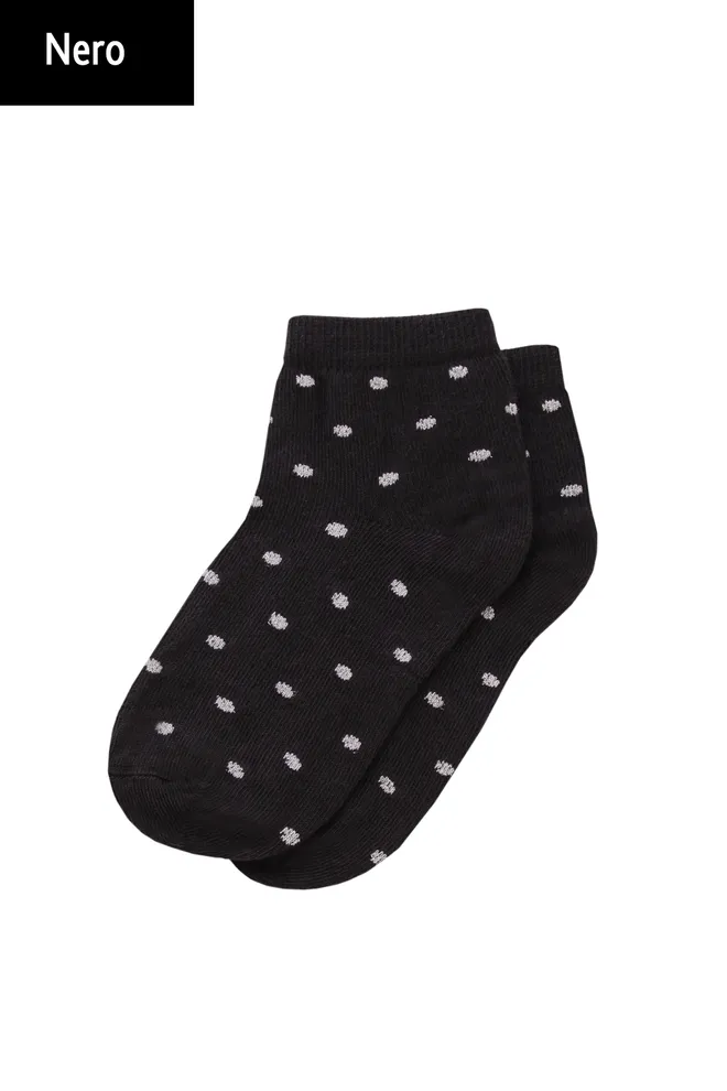 KLM-001 Детские носки в горошек TM GIULIA  (nero)