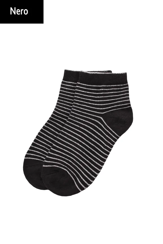 KLM-002 Детские носки в полосочку TM GIULIA  (nero)