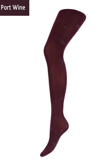 Дитячі колготки з зірками Kristal 70 den model 1 Giulia (port wine)