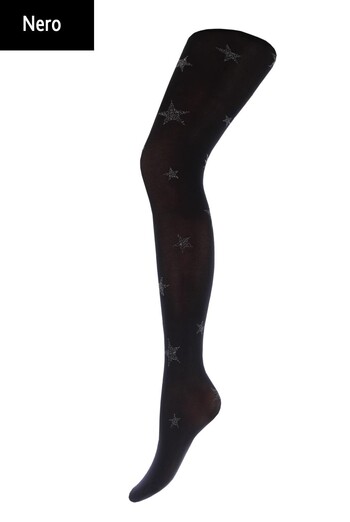 Дитячі колготки з зірками Kristal 70 den model 1 Giulia (nero) Дитячі колготки з зірками Kristal 70 den model 1 Giulia (nero)