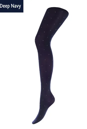 Дитячі колготки в горох Kristal 70 den model 2 Giulia (deep navy)