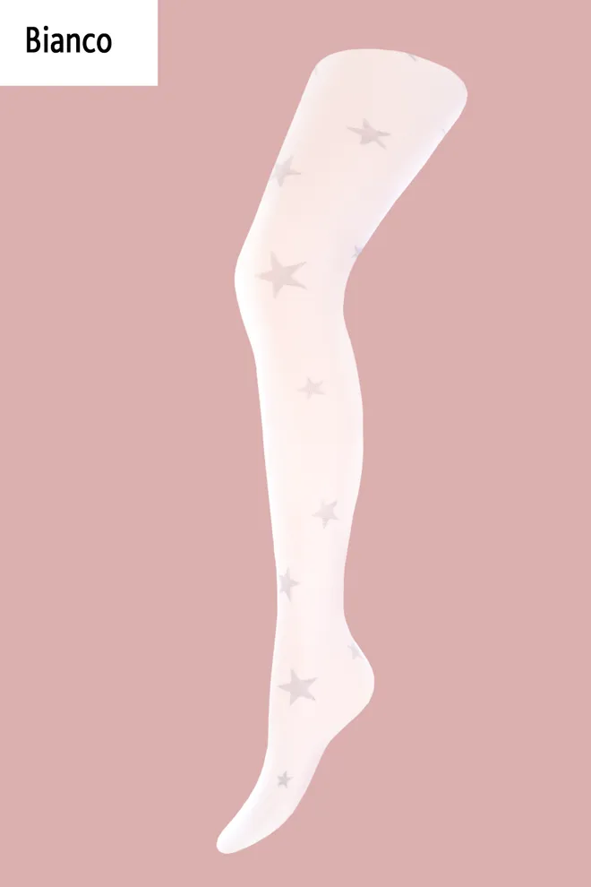 Дитячі колготки з зірками Kristal 70 den model 1 Giulia (bianco)
