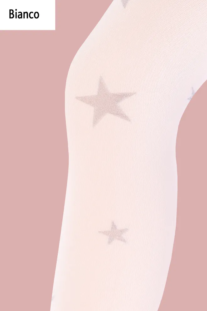 Дитячі колготки з зірками Kristal 70 den model 1 Giulia (bianco)