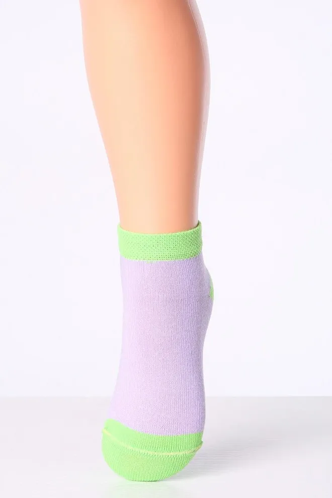 Носки детские с совами Kss Komplekt 002 Giulia 2 пары (yellow/lilac)