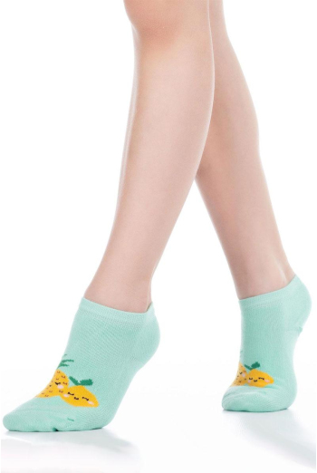 Носки детские короткие KSS komplekt-004 Giulia 2 пары (baby blue/mentol)