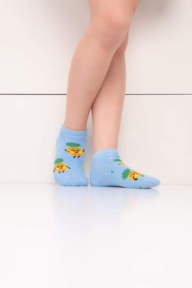 Шкарпетки дитячі короткі KSS komplekt-004 Giulia 2 пари (baby blue/mentol)