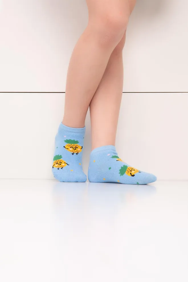 Носки детские короткие KSS komplekt-004 Giulia 2 пары (baby blue/mentol)