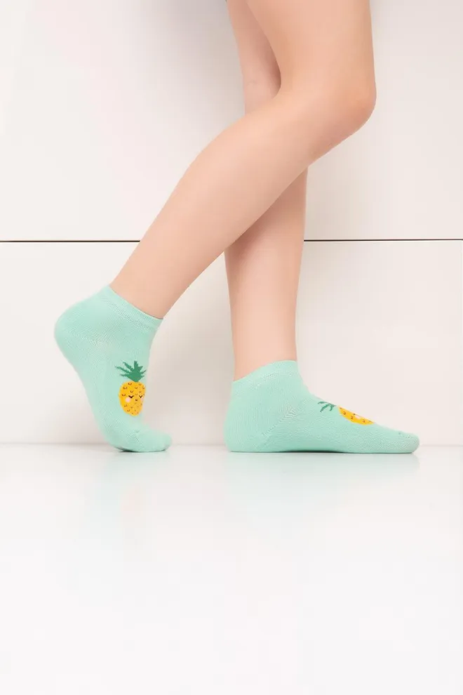 Носки детские короткие KSS komplekt-004 Giulia 2 пары (baby blue/mentol)