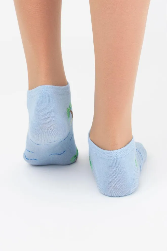 Носки детские невидимые Ks1 Marine 012 Giulia (baby blue)