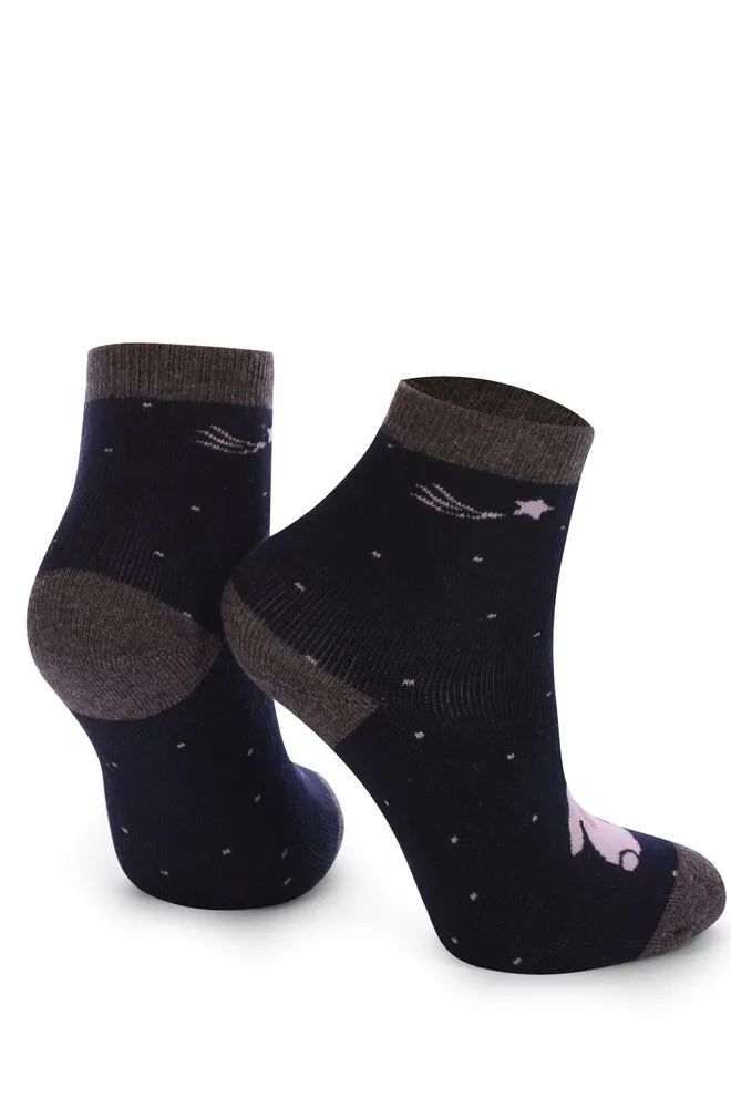 KS2C/Te-002 Детские махровые носки ТМ GIULIA  (navy)