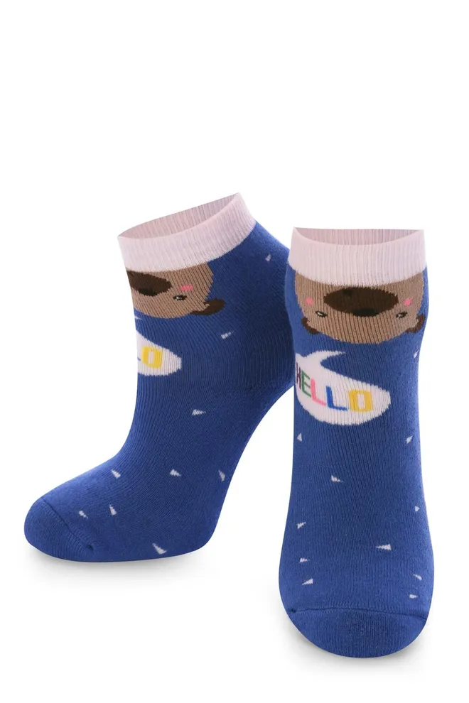 Носки детские короткие с махрой Ks2c/te-004 Giulia (denim)