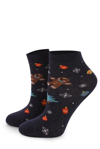 KS2M-NEW YEAR-005 Дитячі тематичні шкарпетки ТМ GIULIA (denim melange) KS2M-NEW YEAR-005 Дитячі тематичні шкарпетки ТМ GIULIA (denim melange)