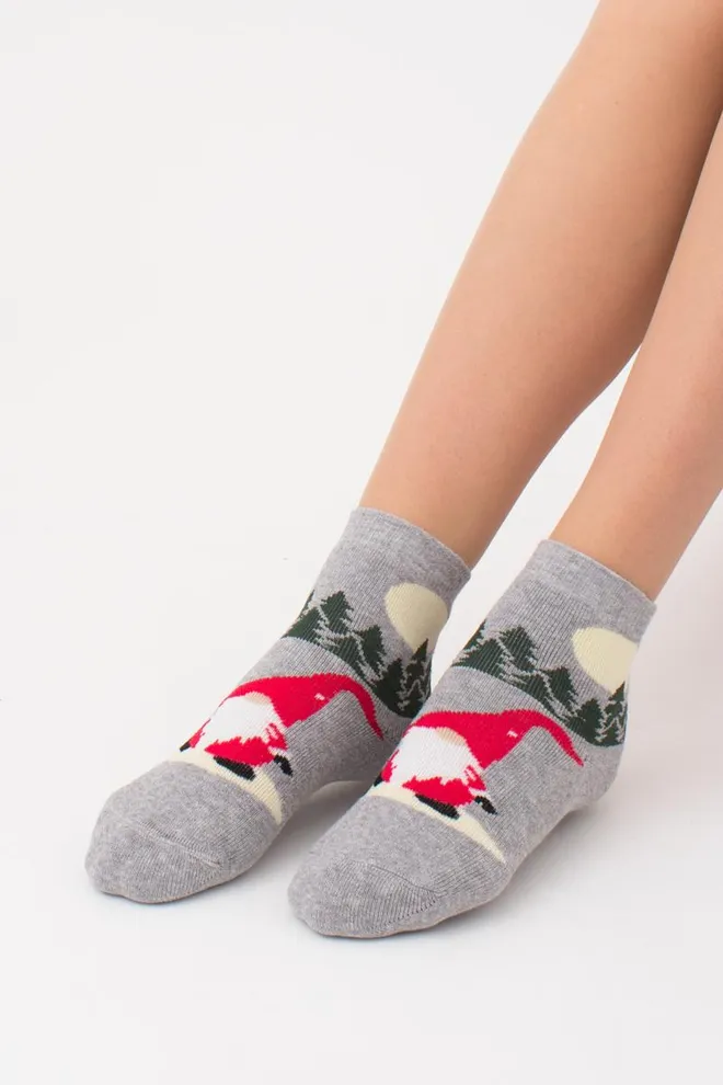 Носки детские с махрой Ks3m/te-006 Giulia (light grey melange)