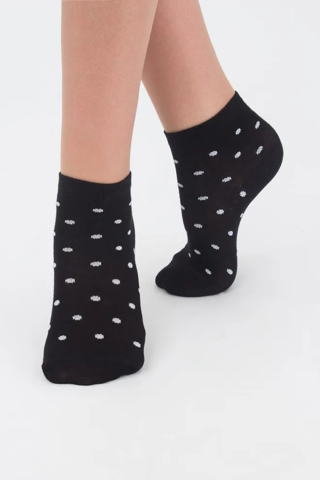 Шкарпетки дитячі короткі Ks2 classic + Ks2 basic 001 Giulia 2 пари (black)