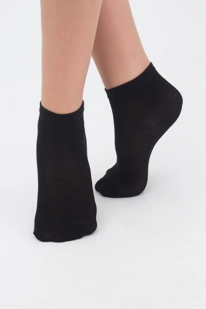 Шкарпетки дитячі короткі Ks2 classic + Ks2 basic 001 Giulia 2 пари (black)