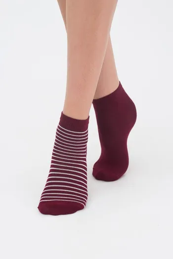 Шкарпетки дитячі короткі Ks2 classic + Ks2 basic 002 Giulia 2 пари (marsala)