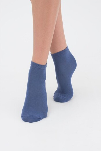 Носки детские короткие Ks2 classic + Ks2 basic 002 Giulia 2 пары (jeans/jeans)