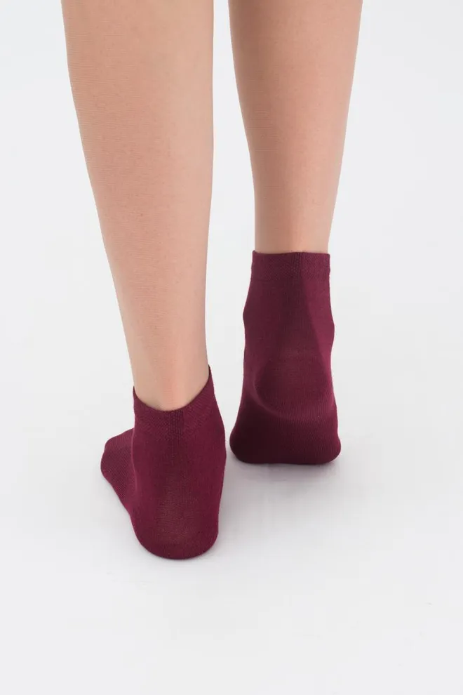 Шкарпетки дитячі короткі Ks2 classic + Ks2 basic 002 Giulia 2 пари (marsala)