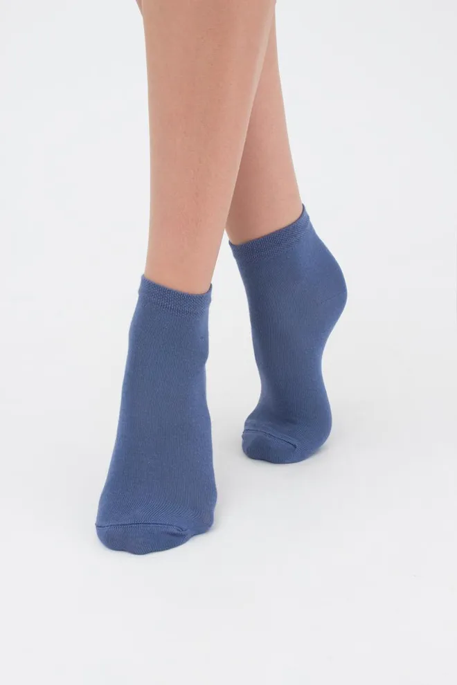 Шкарпетки дитячі короткі Ks2 classic + Ks2 basic 002 Giulia 2 пари (jeans)