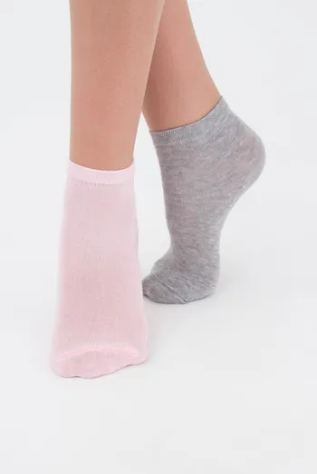 Шкарпетки дитячі короткі Ks2 classic Giulia 2 пари (light grey melange/pearl) Шкарпетки дитячі короткі Ks2 classic Giulia 2 пари (light grey melange/pearl)
