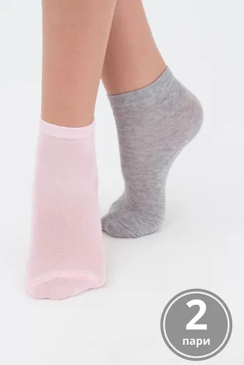 Шкарпетки дитячі короткі Ks2 classic Giulia 2 пари (light grey melange/marsala) Шкарпетки дитячі короткі Ks2 classic Giulia 2 пари (light grey melange/marsala)