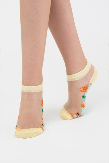 Шкарпетки дитячі укорочені з рибами Ks2 Cristal 002 Giulia (light mint) Шкарпетки дитячі укорочені з рибами Ks2 Cristal 002 Giulia (light mint)