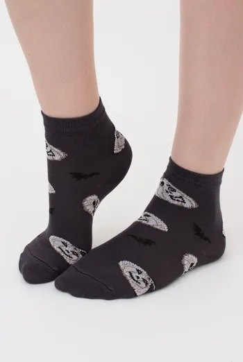 Шкарпетки дитячі класичні з малюнком Ks3 Halloween (F) 2301 Giulia (pirate black), чорний Шкарпетки дитячі класичні з малюнком Ks3 Halloween (F) 2301 Giulia (pirate black), чорний