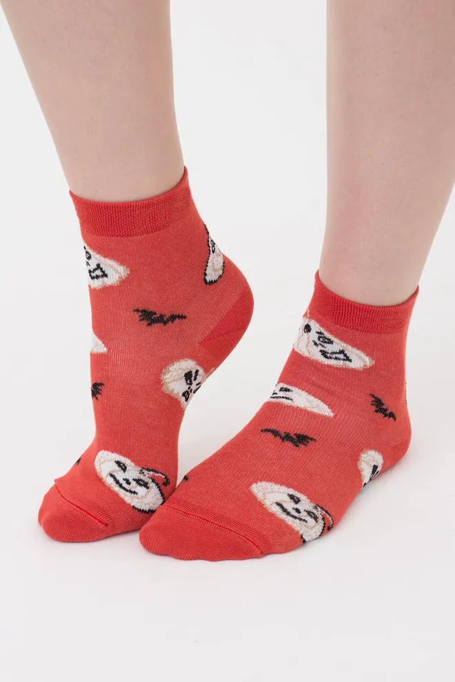 Носки детские классические с рисунком Ks3 Halloween (F) 2301 Giulia (ceramite), оранжевый