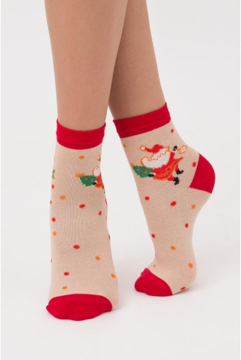 Шкарпетки дитячі новорічні KS2 New Year 2109 Giulia (powder puff) Шкарпетки дитячі новорічні KS2 New Year 2109 Giulia (powder puff)