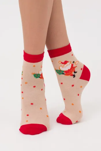 Шкарпетки дитячі новорічні KS2 New Year 2109 Giulia (powder puff) Шкарпетки дитячі новорічні KS2 New Year 2109 Giulia (powder puff)