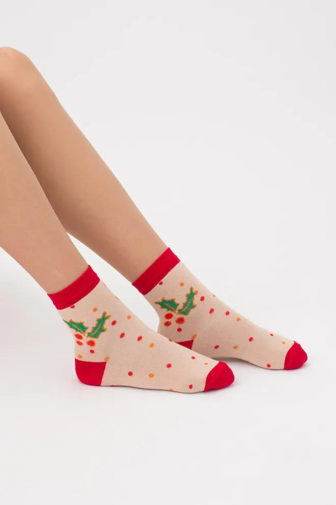 Носки детские новогодние KS2 New Year 2109 Giulia (powder puff)