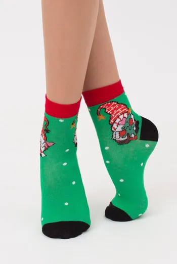 Шкарпетки дитячі новорічні KS2 New Year 2110 Giulia (island green) Шкарпетки дитячі новорічні KS2 New Year 2110 Giulia (island green)