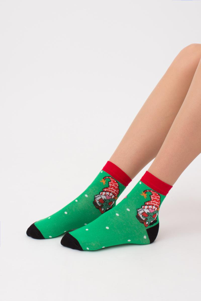 Носки детские новогодние KS2 New Year 2110 Giulia (island green)