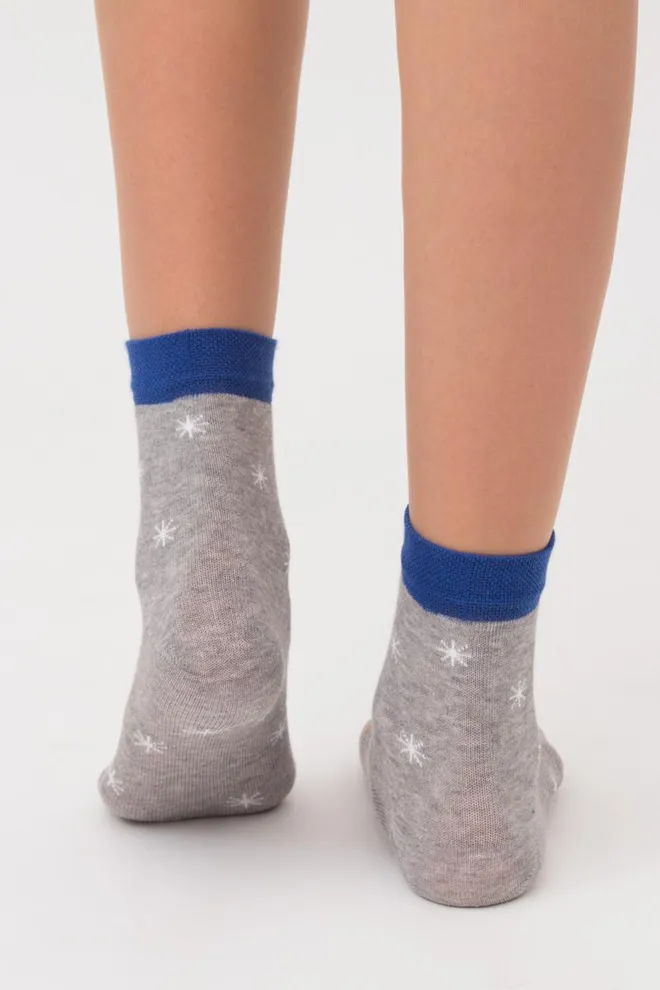 Носки детские новогодние KS2 New Year 2113 Giulia (light grey melange)