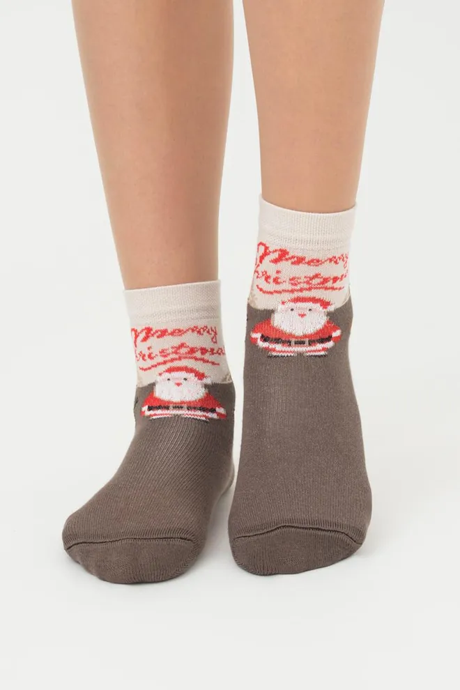 Шкарпетки дитячі класичні з малюнком Ks3 New Year 2305 Giulia (haze)