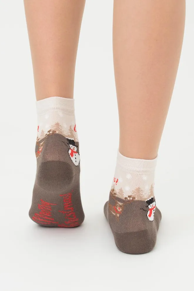 Шкарпетки дитячі класичні з малюнком Ks3 New Year 2305 Giulia (haze)