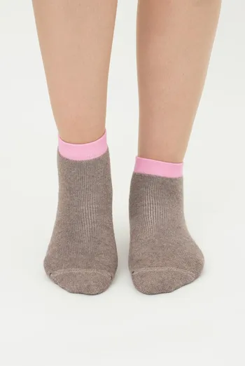 Шкарпетки дитячі класичні з махрою Ks3 Terry 013 Giulia (beige melange), бежевий