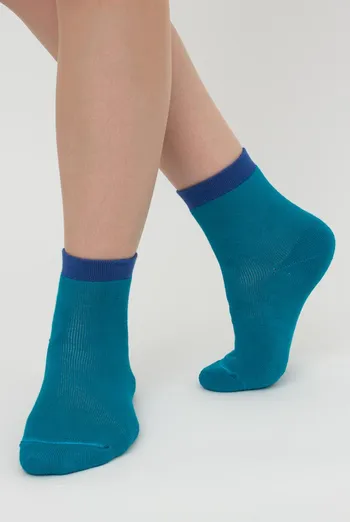 Шкарпетки дитячі класичні з махрою Ks3 Terry 013 Giulia (enamel blue)