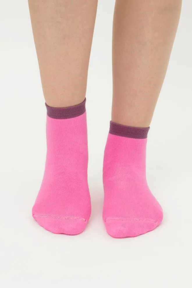 Шкарпетки дитячі класичні з махрою Ks3 Terry 013 Giulia (deep pink), рожевий