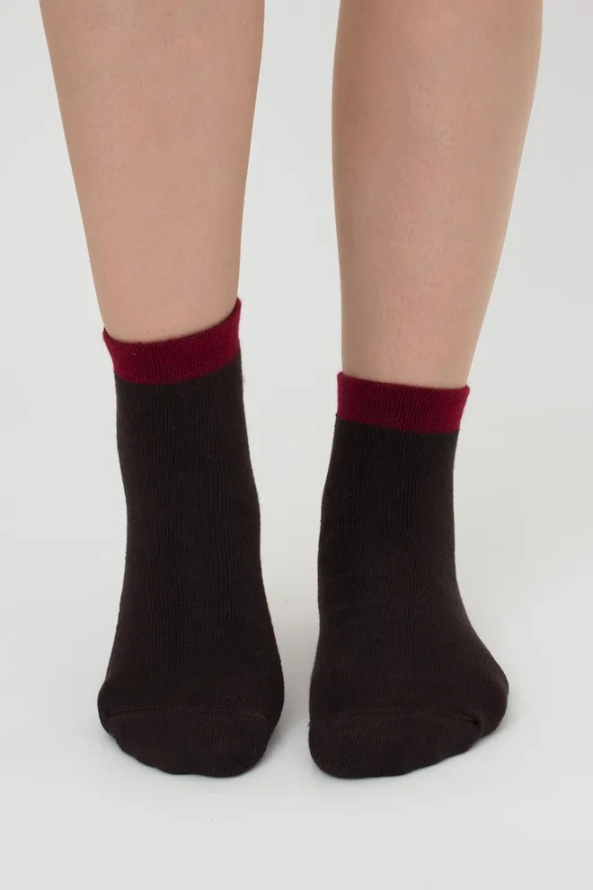 Шкарпетки дитячі класичні з махрою Ks3 Terry 013 Giulia (caffe), коричневий