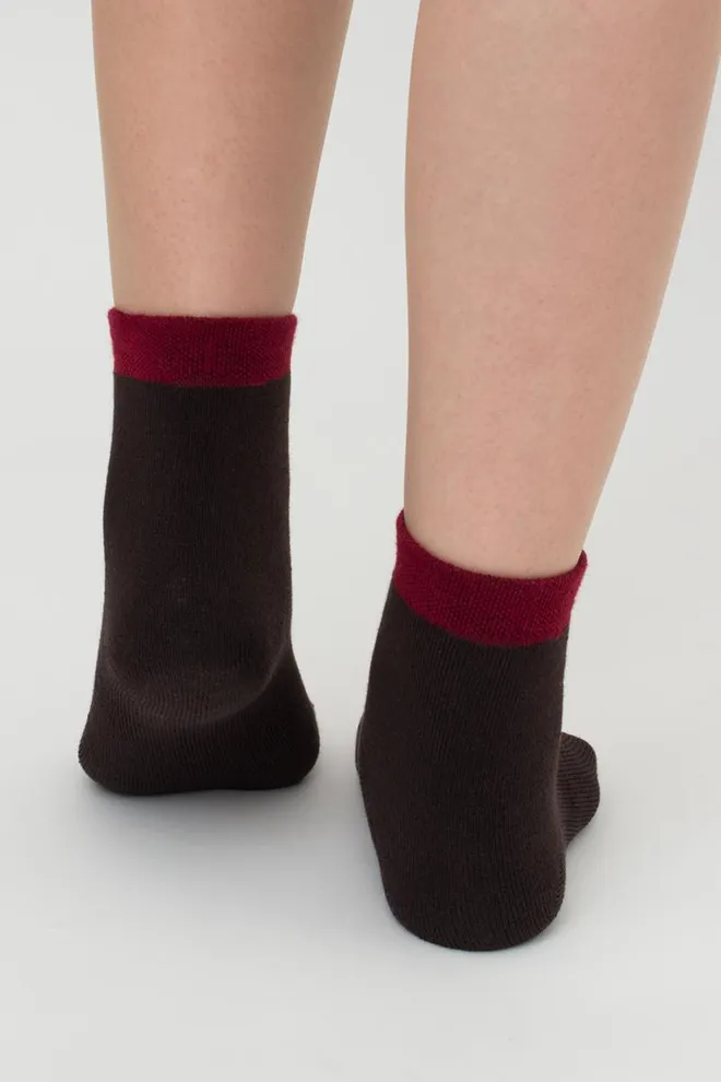 Шкарпетки дитячі класичні з махрою Ks3 Terry 013 Giulia (caffe), коричневий