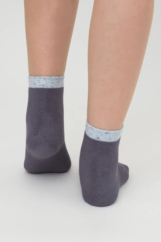 Шкарпетки дитячі класичні з махрою Ks3 Terry 013 Giulia (steel), сірий