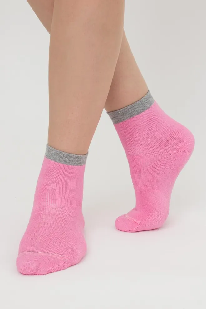 Шкарпетки дитячі класичні з махрою Ks3 Terry 013 Giulia (rose), рожевий