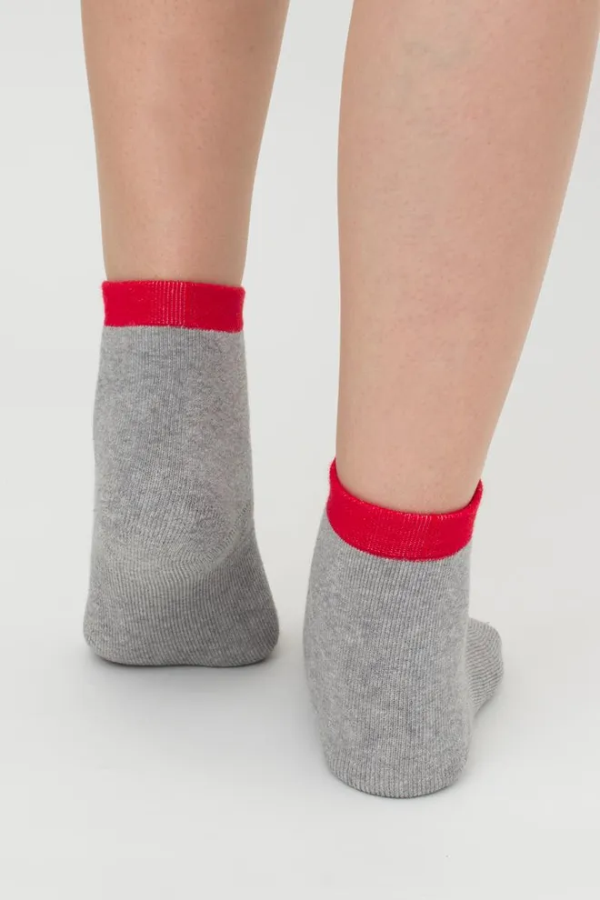 Шкарпетки дитячі класичні з махрою Ks3 Terry 013 Giulia (light grey melange), сірий