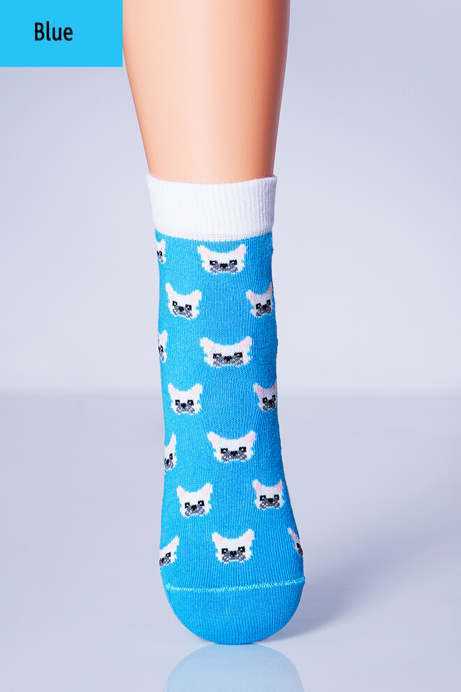 KSL-012 Дитячі шкарпетки з малюнком TM GIULIA  (blue)